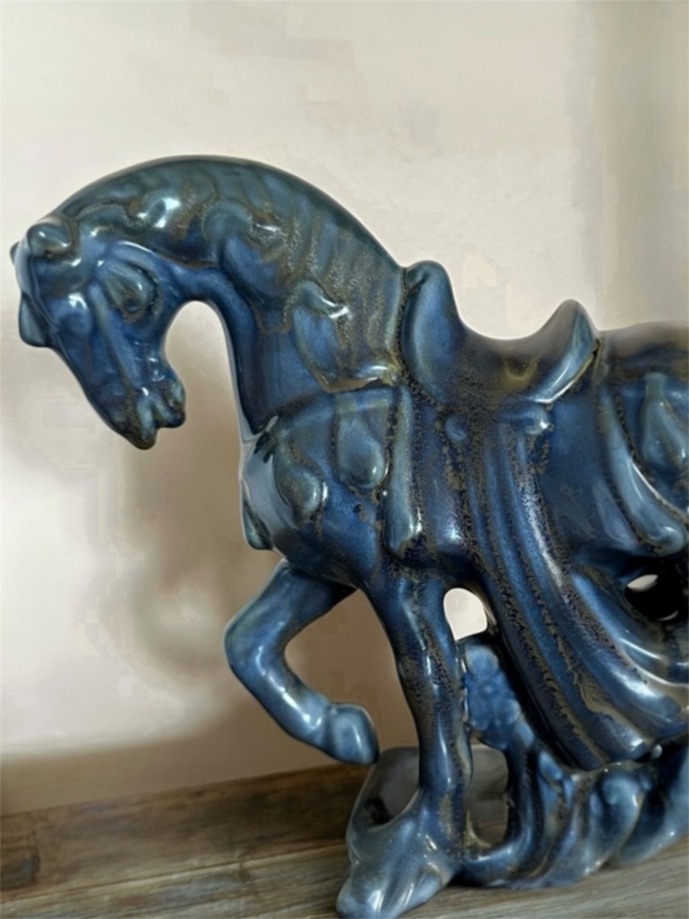 Asian Inspired Horse Figurine